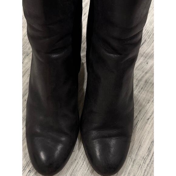 Maison Martin Margiela Line 22 Black Leather Ankle Boots Made in Italy Size 40.5 - Picture 6 of 10